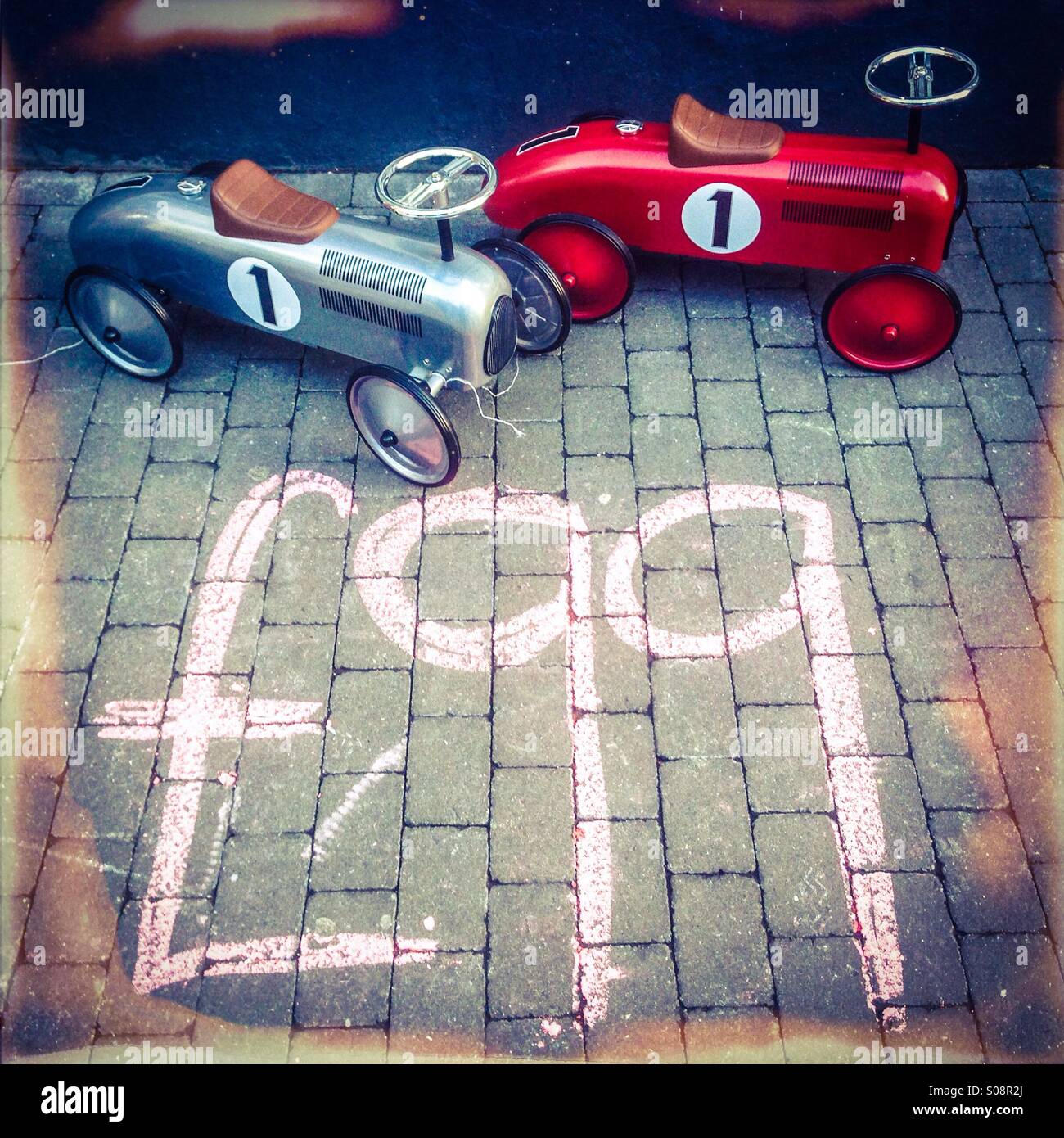 Vintage toy cars for sale modern day prices Stock Photo Alamy