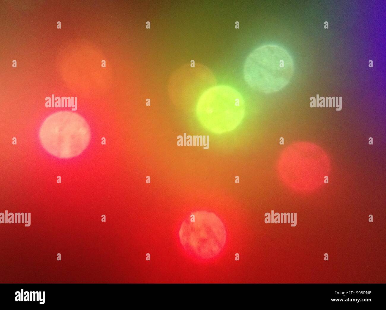 Christmas tree lights - Smartphone Captured Stock Image