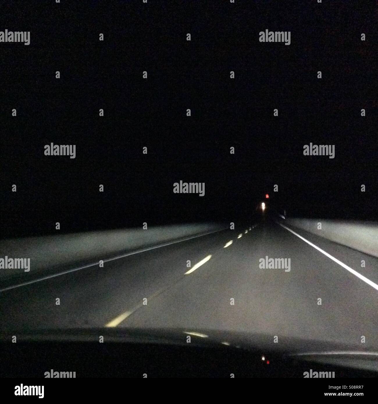 Stormy night road hi-res stock photography and images - Alamy