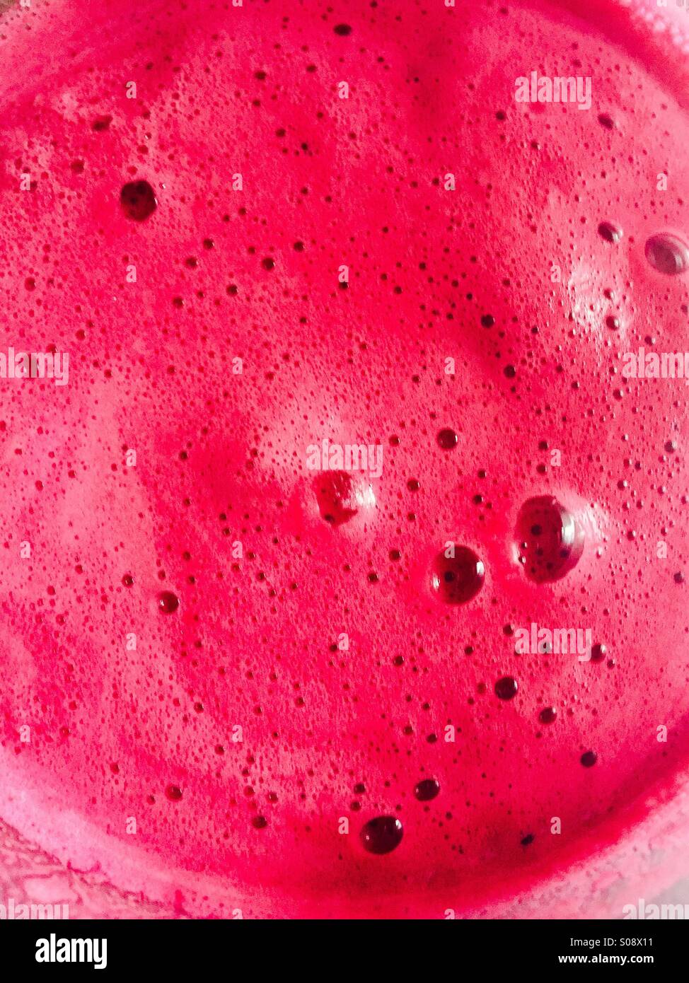 Beet juice - Smartphone Captured Stock Image