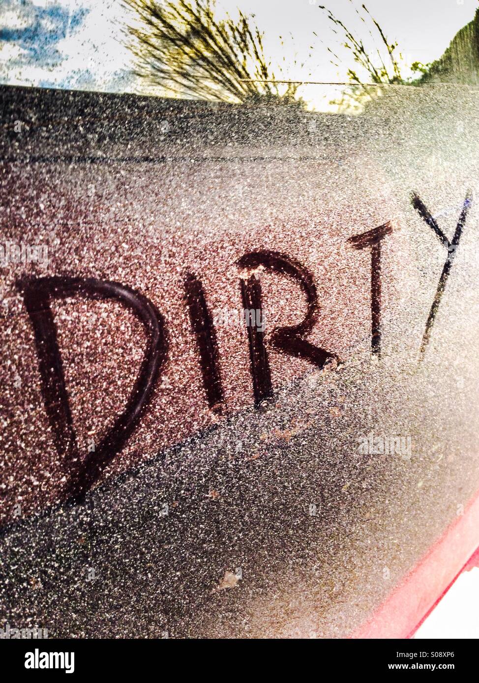 Car window ready for a wash Stock Photo Alamy