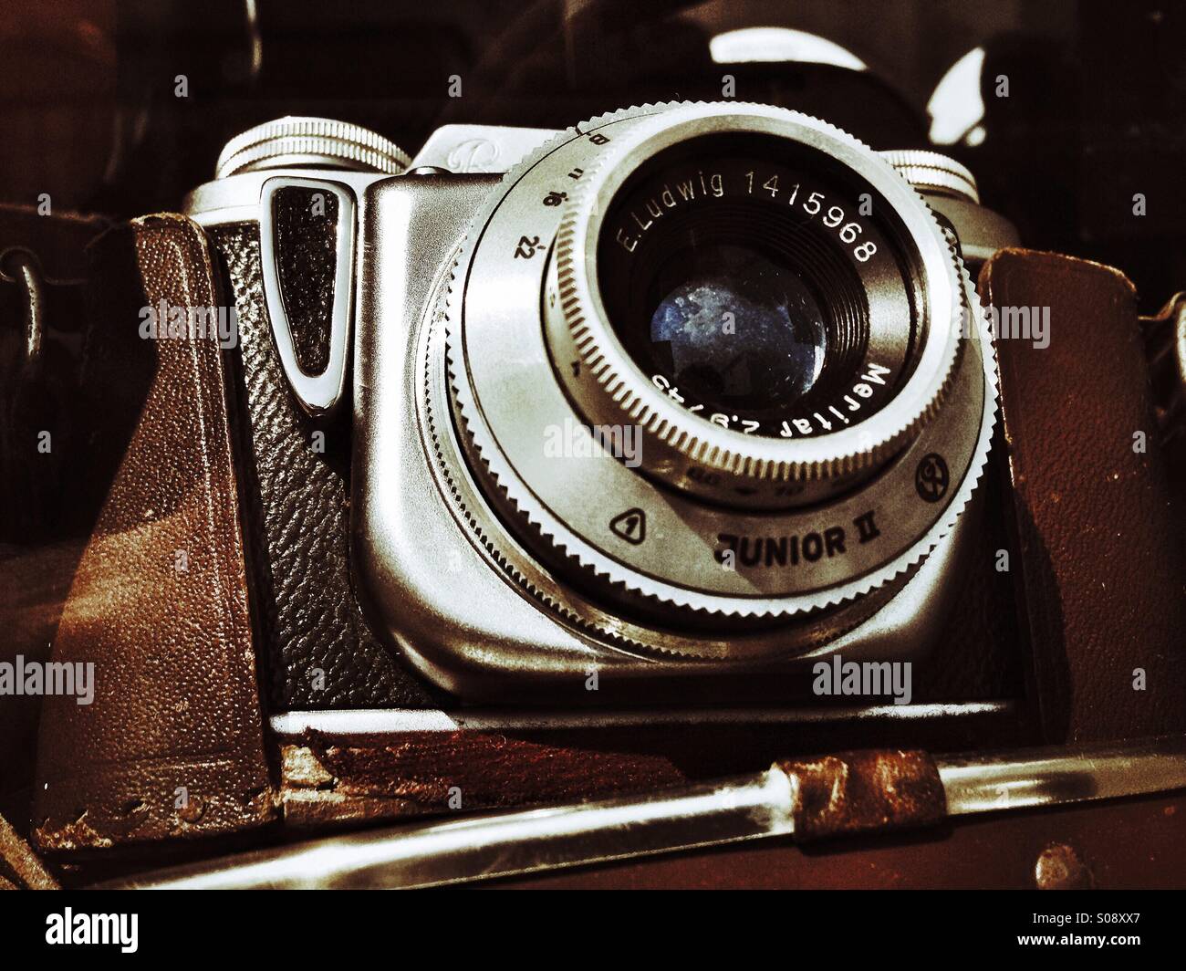 Old camera - Smartphone Captured Stock Image