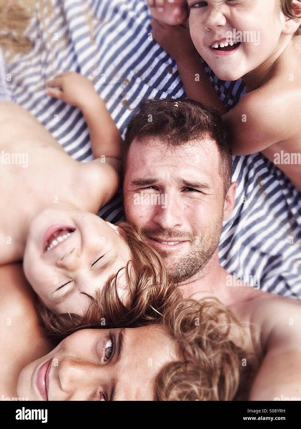 Father And sons Stock Photo
