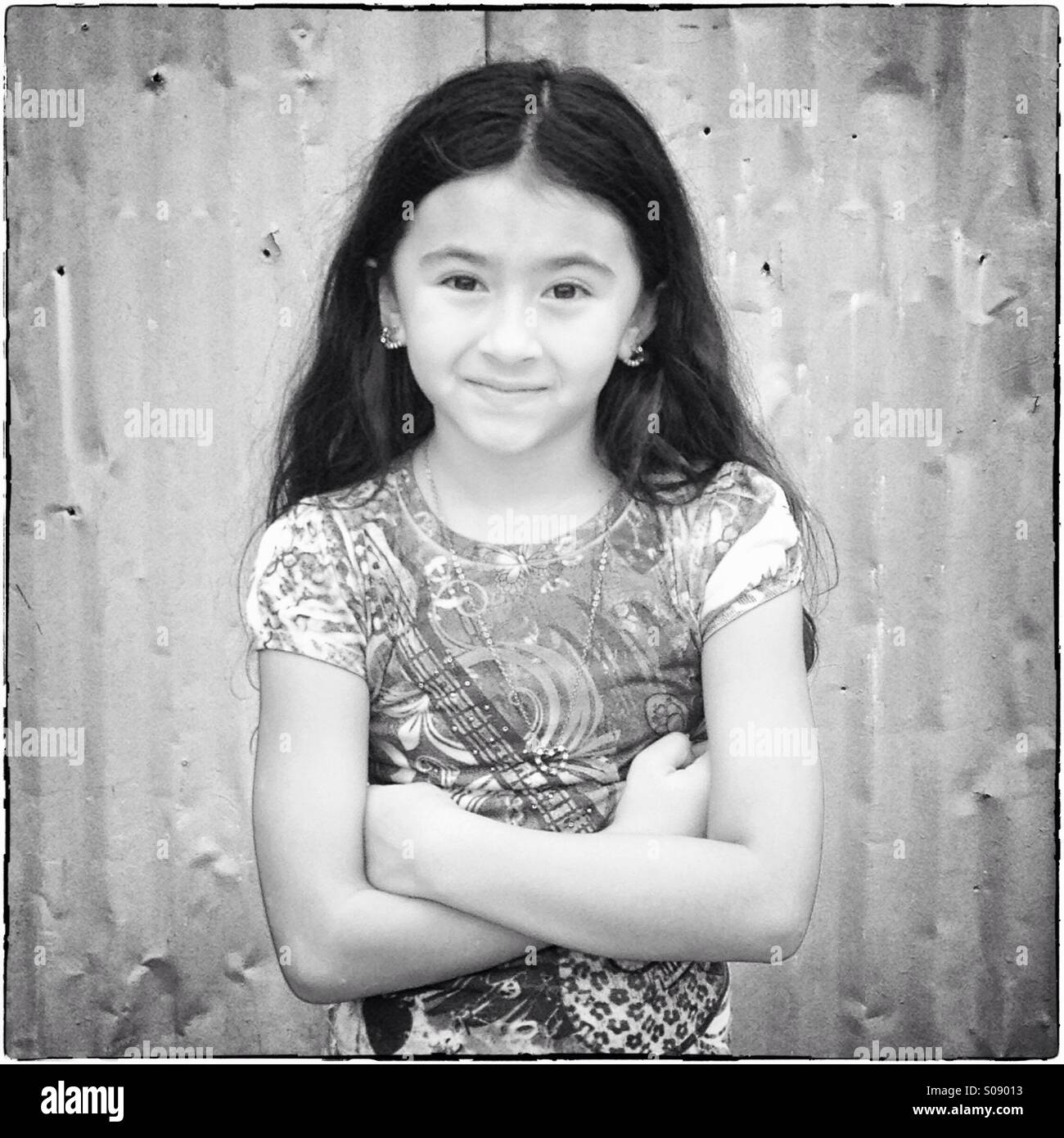 6 year old girl smiling at camera hi-res stock photography and images ...