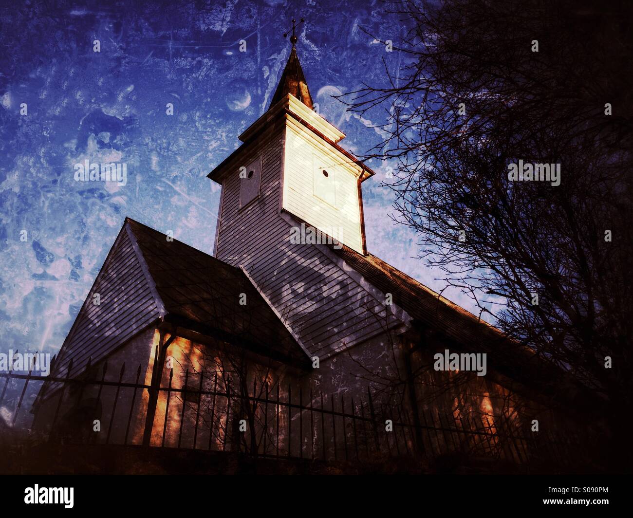 Old Åsane church, Bergen Norway Stock Photo - Alamy