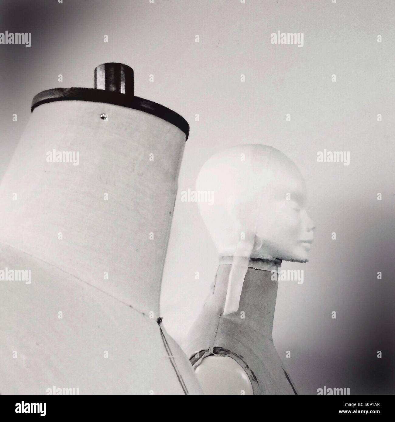 Polystyrene mannequin head hi-res stock photography and images - Alamy