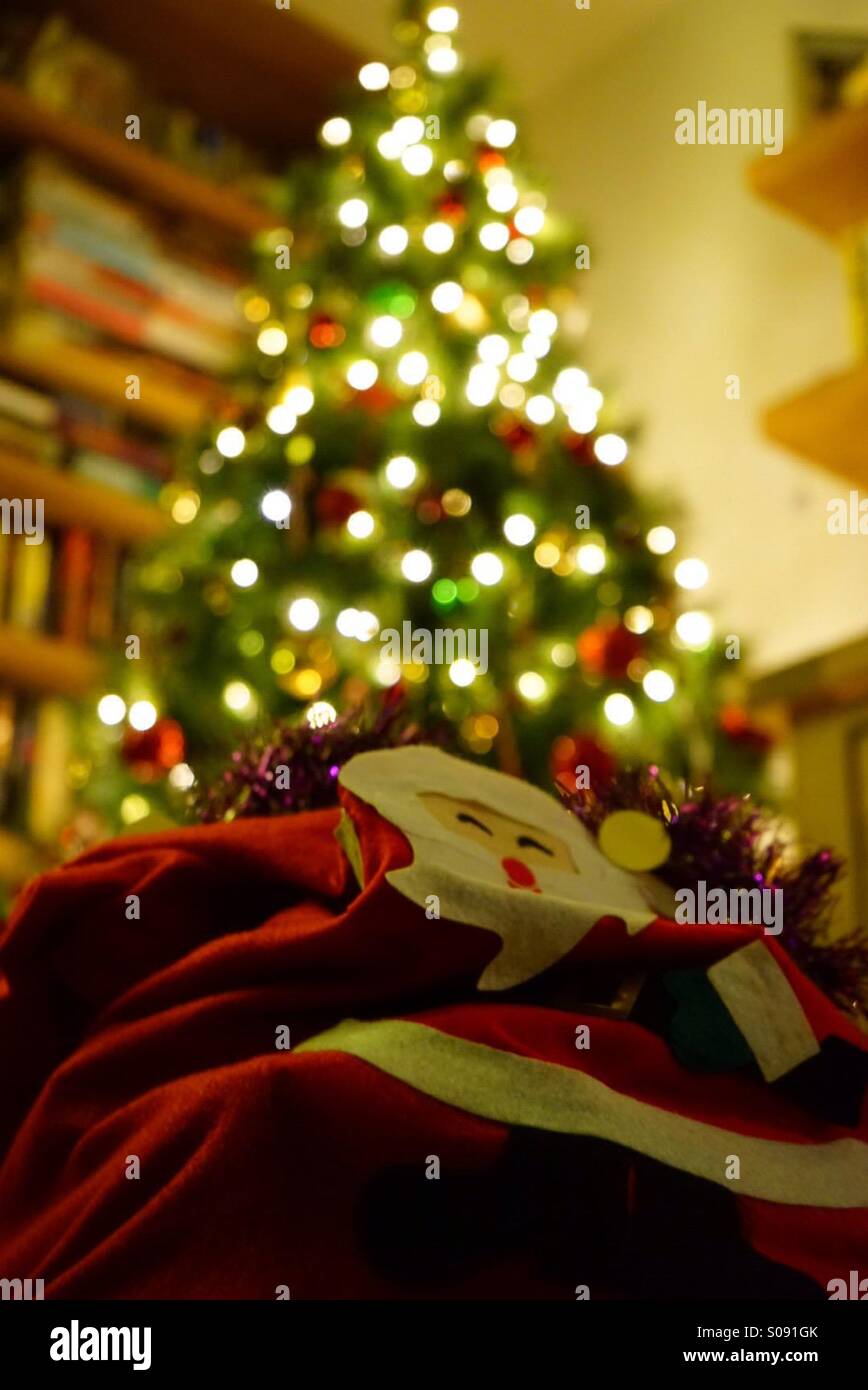 Christmas sacks - Smartphone Captured Stock Image