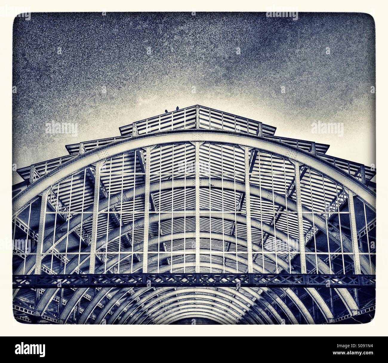 Vintage roof detail - Smartphone Captured Stock Image