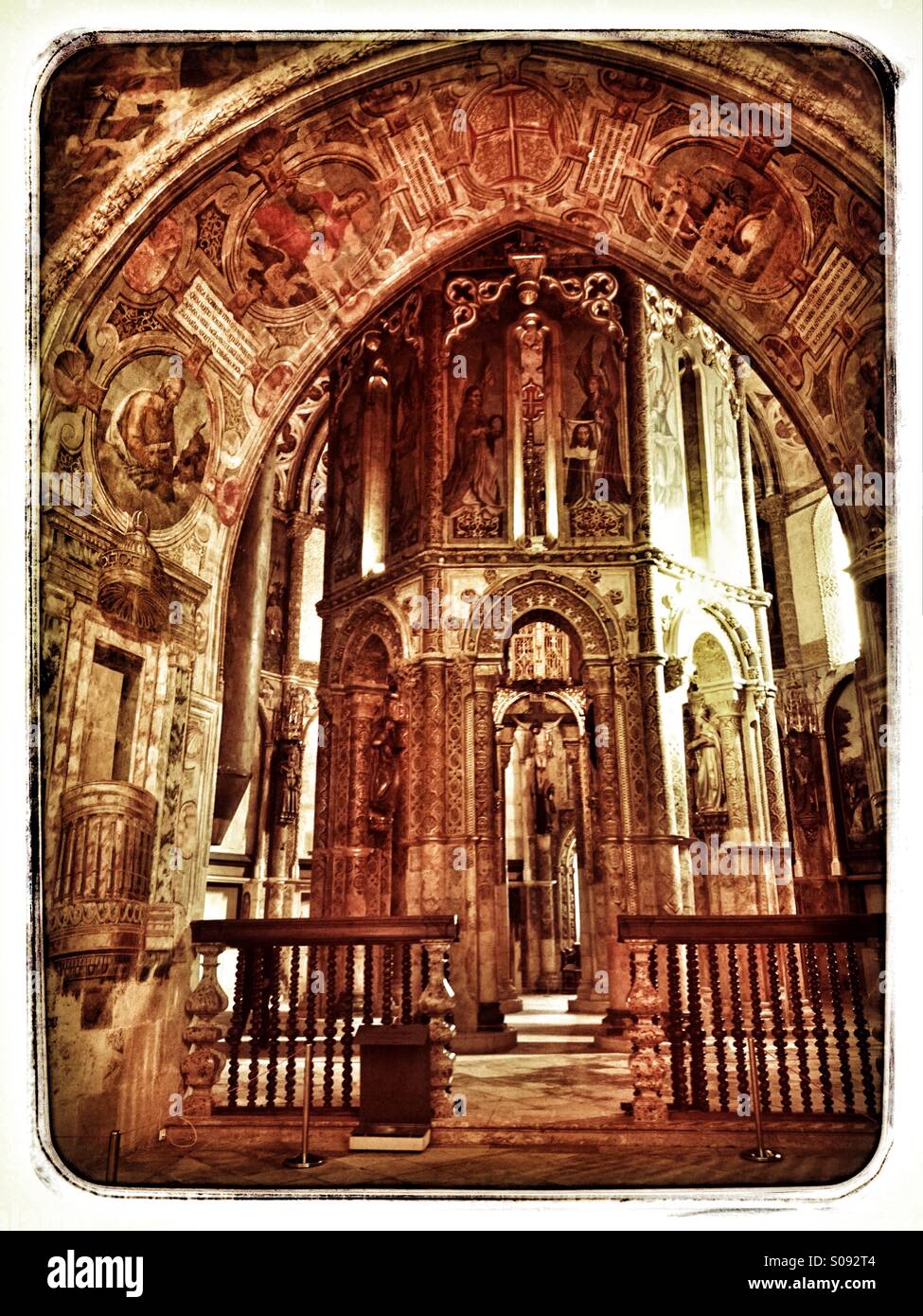 Convento do cristo Tomar Portugal Stock Photo