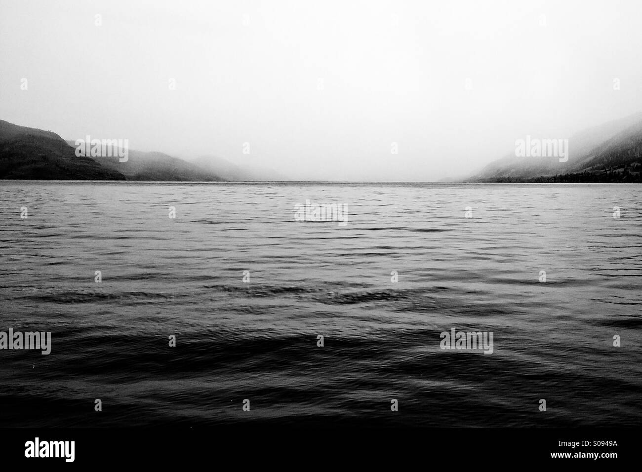 Cold winter lake Black and White Stock Photos & Images - Alamy