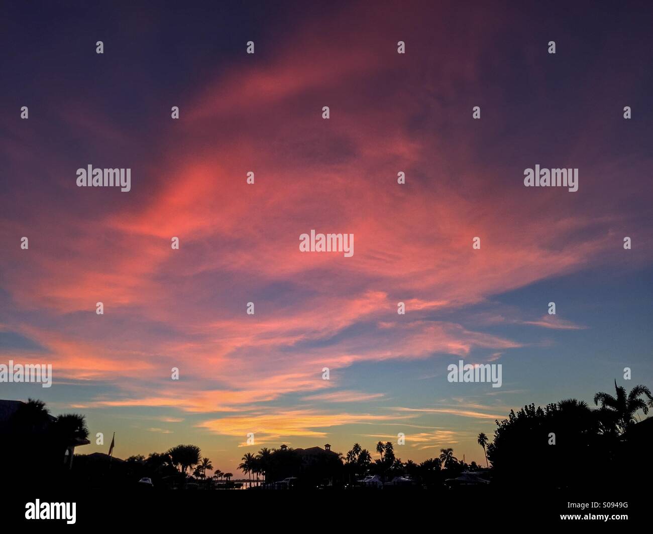 Sunset in Florida Stock Photo