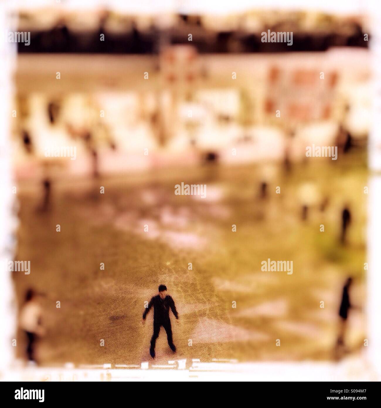 Ice skating at Westfield London, White City, London, UK Stock Photo Alamy