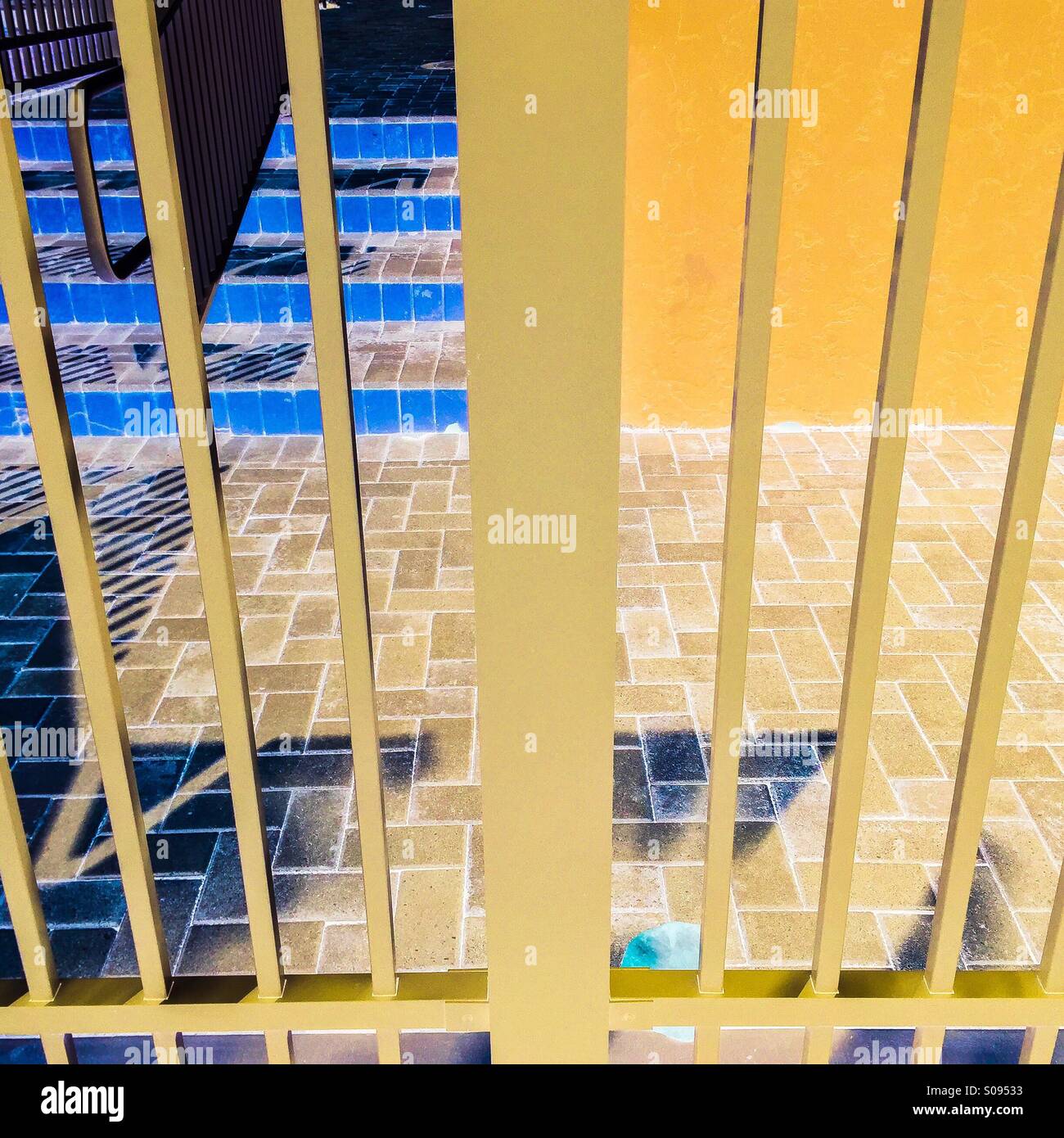 Yellow and blue - Smartphone Captured Stock Image