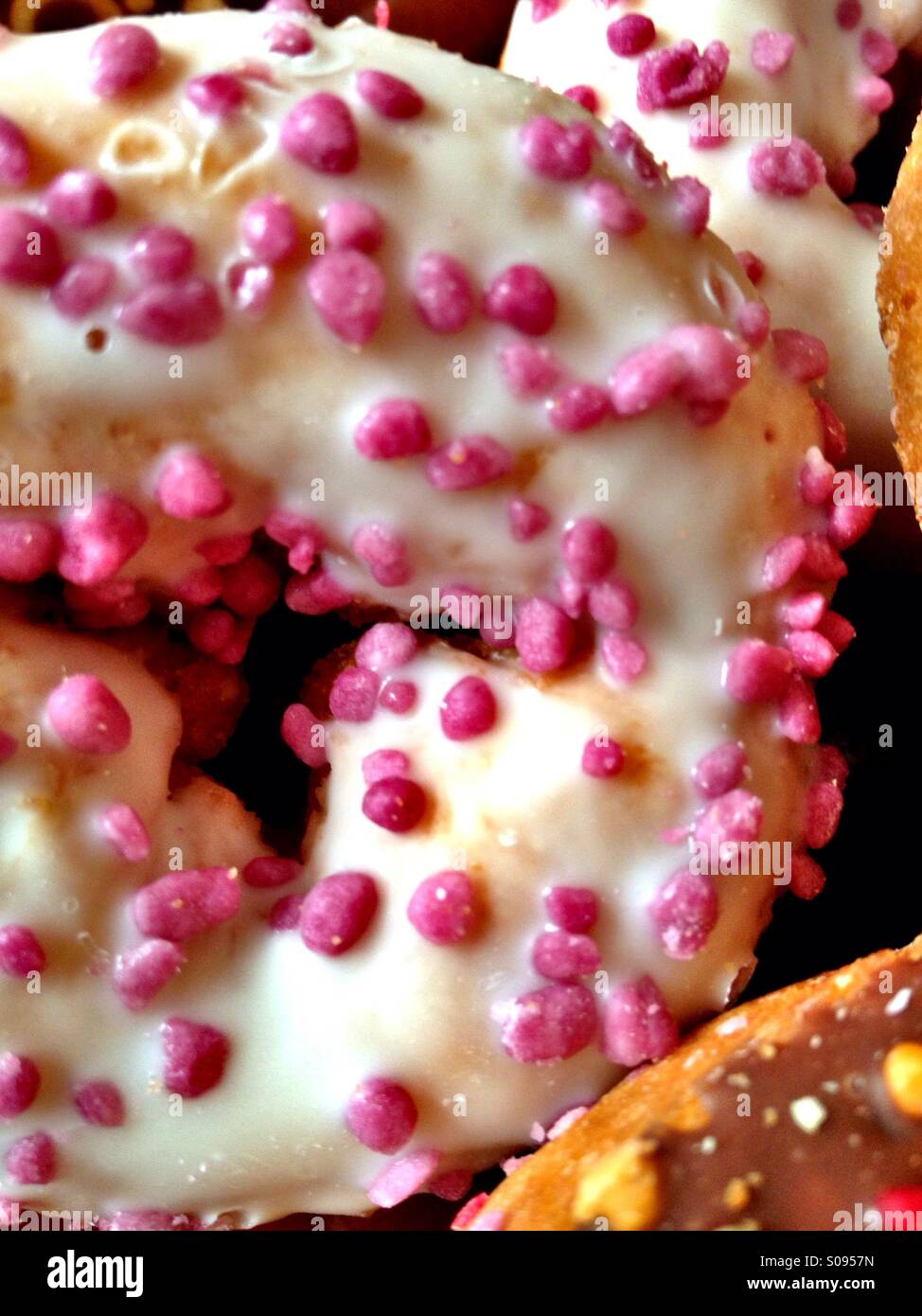 Sugary donut - Smartphone Captured Stock Image