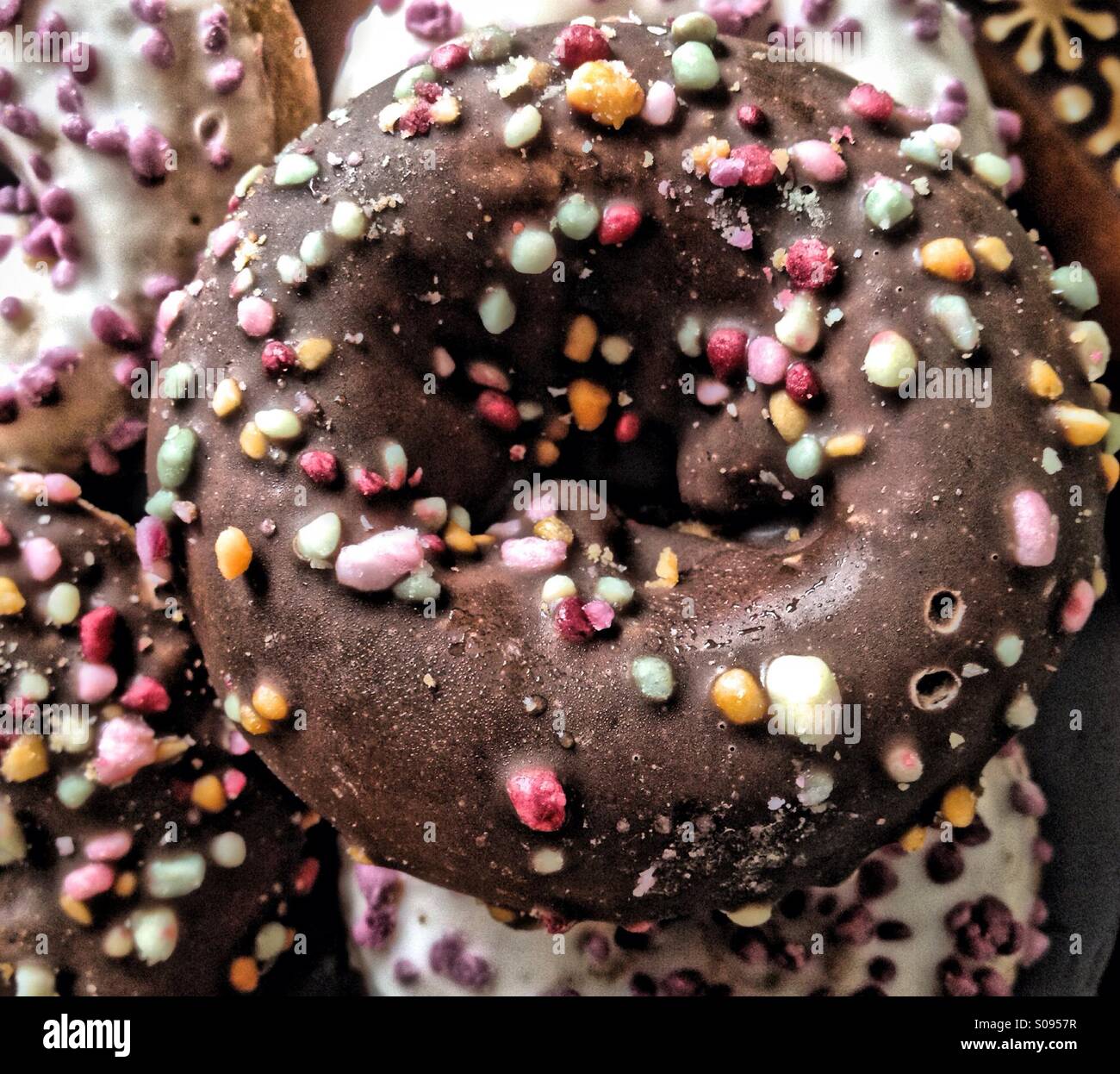 Donuts - Smartphone Captured Stock Image