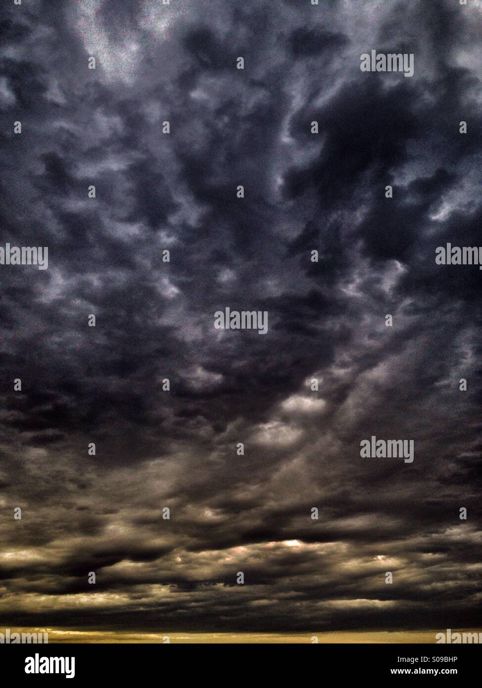 Storm rolling in - Smartphone Captured Stock Image