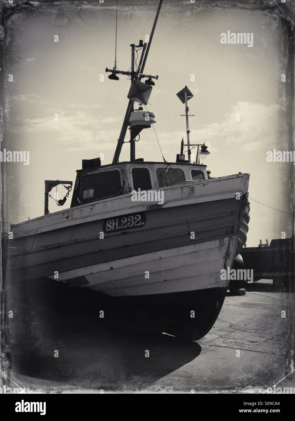 Boat at Coast - Smartphone Captured Stock Image