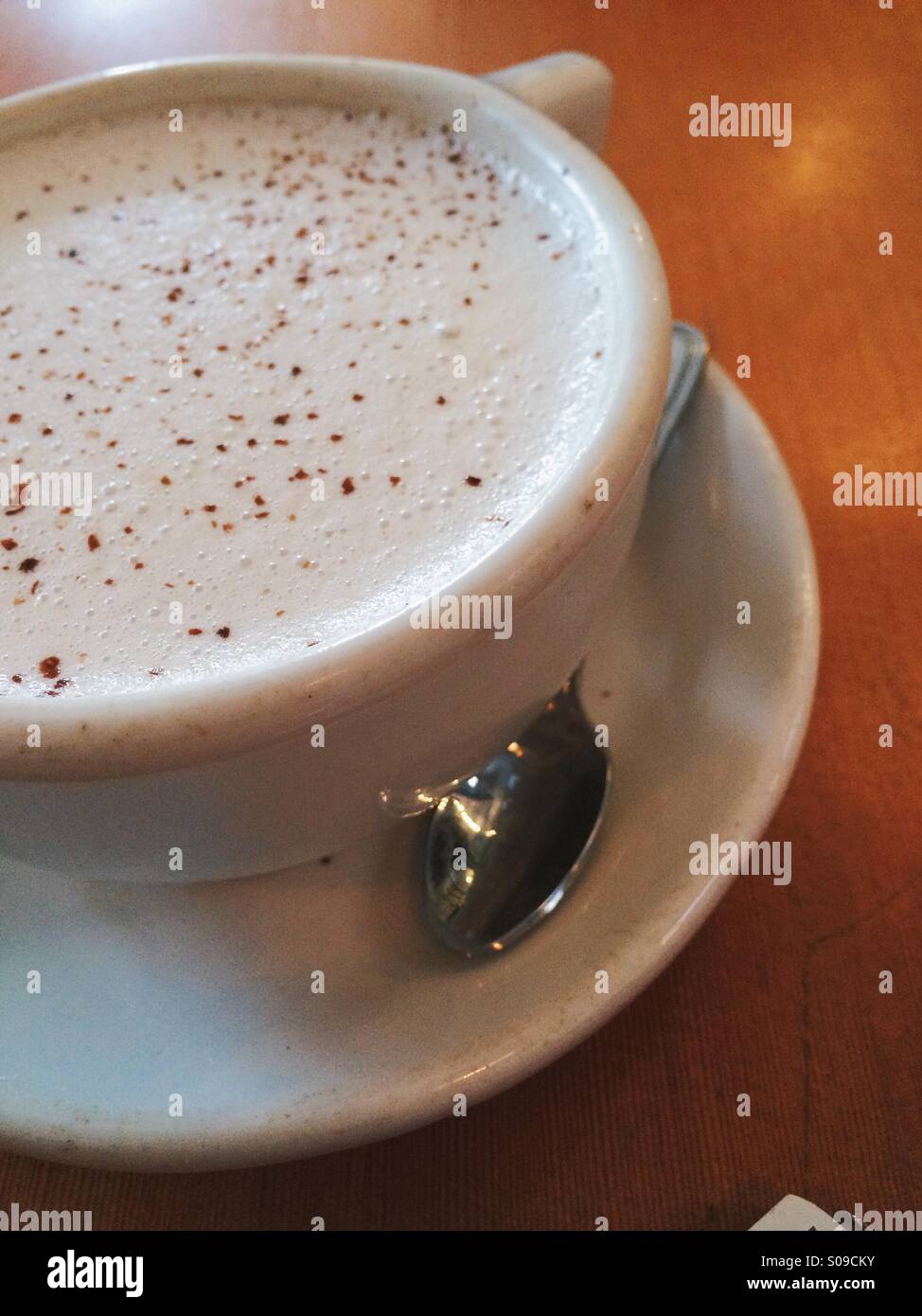 Almond milk chai latte Stock Photo Alamy