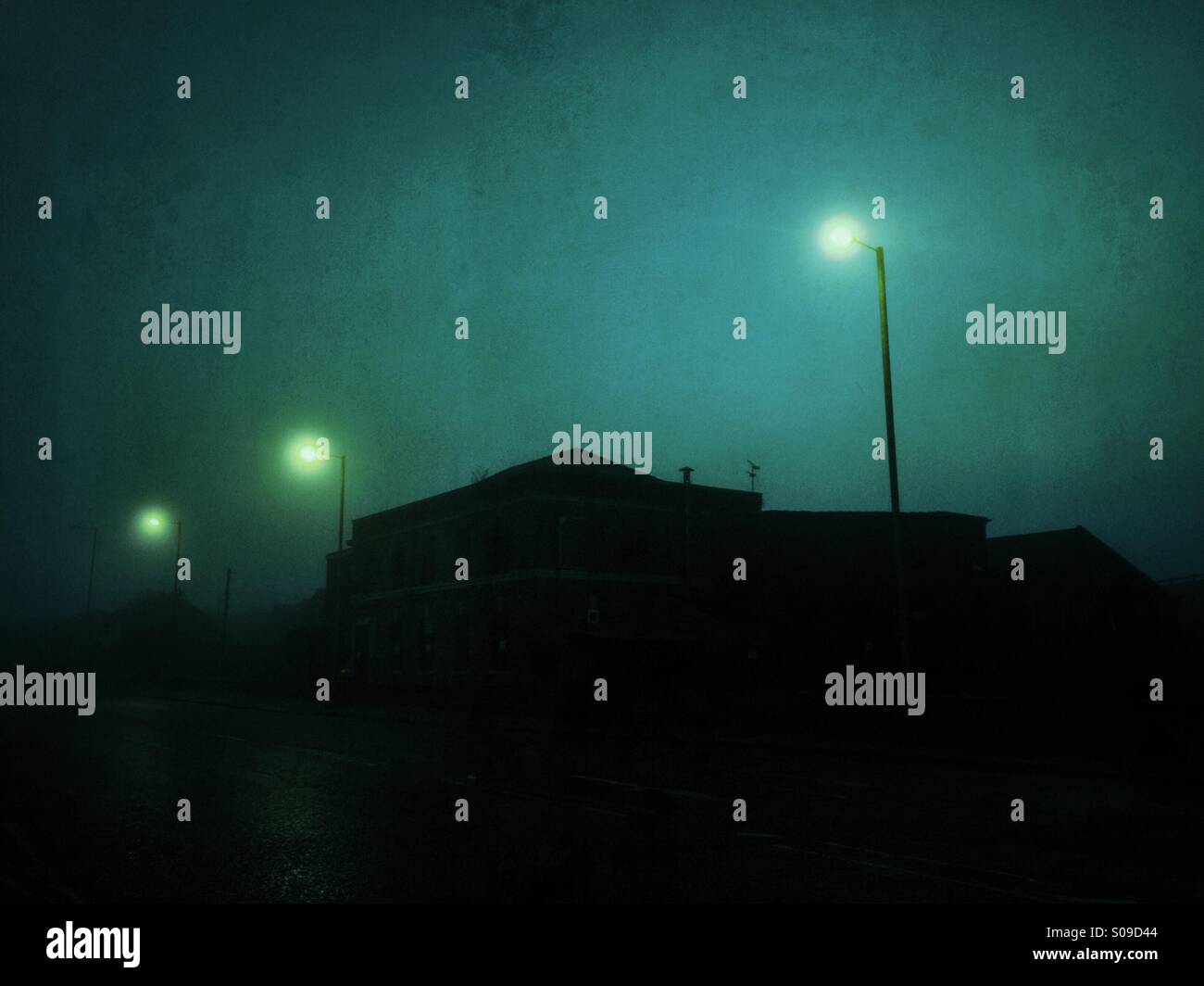 Old building at dawn - Smartphone Captured Stock Image