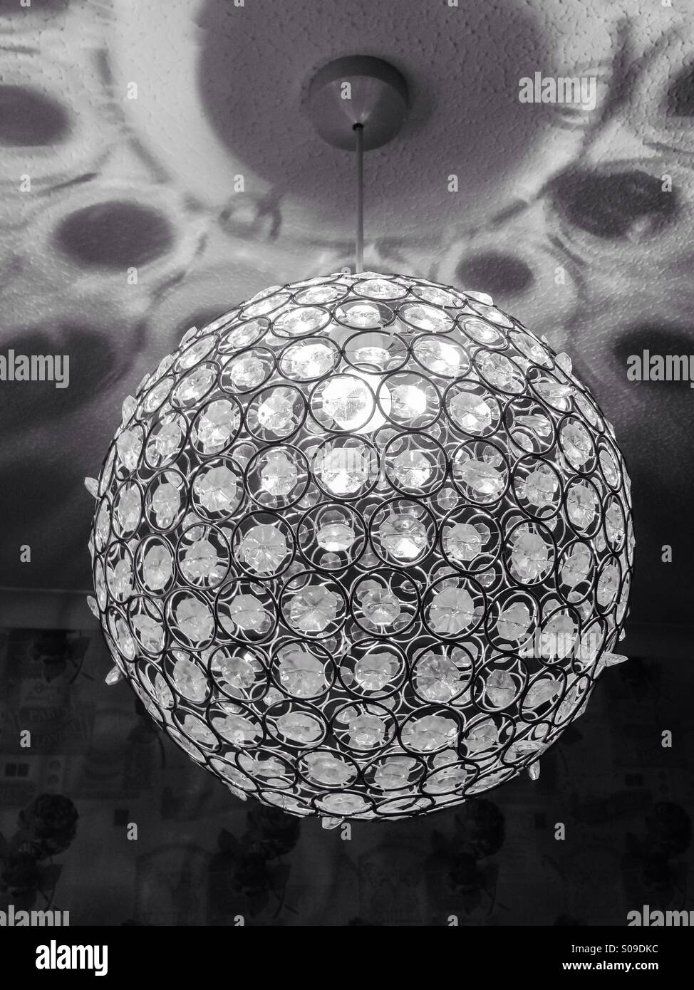 Fancy Circular Lightshade - Smartphone Captured Stock Image