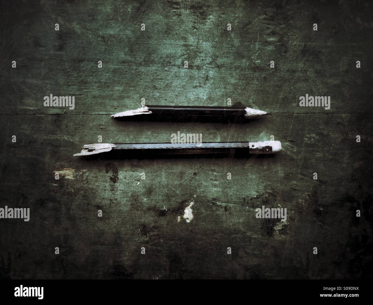 Broken pencil - Smartphone Captured Stock Image