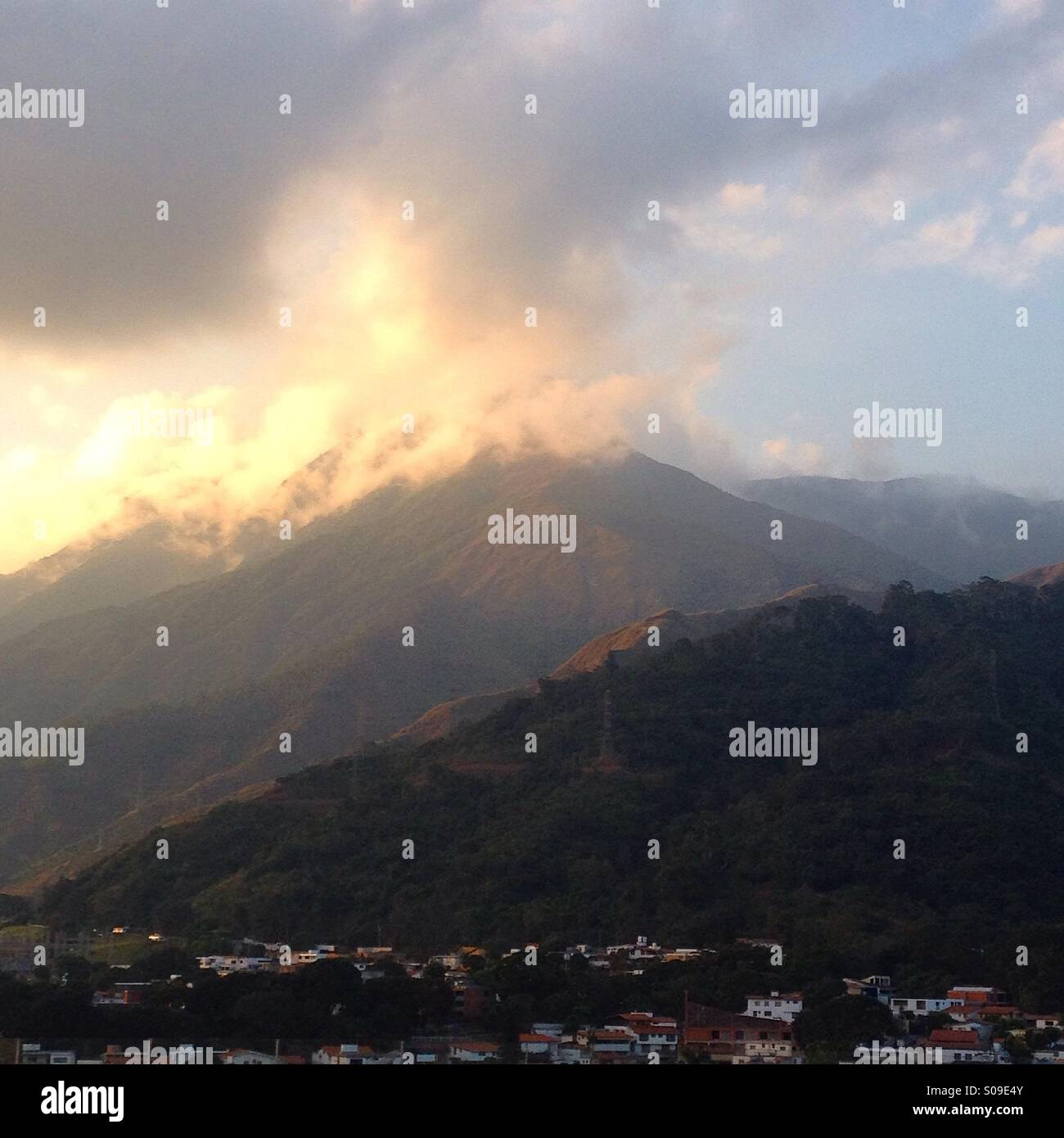 A pic of The Mountain Avila in Caracas Venezuela. Stock Photo