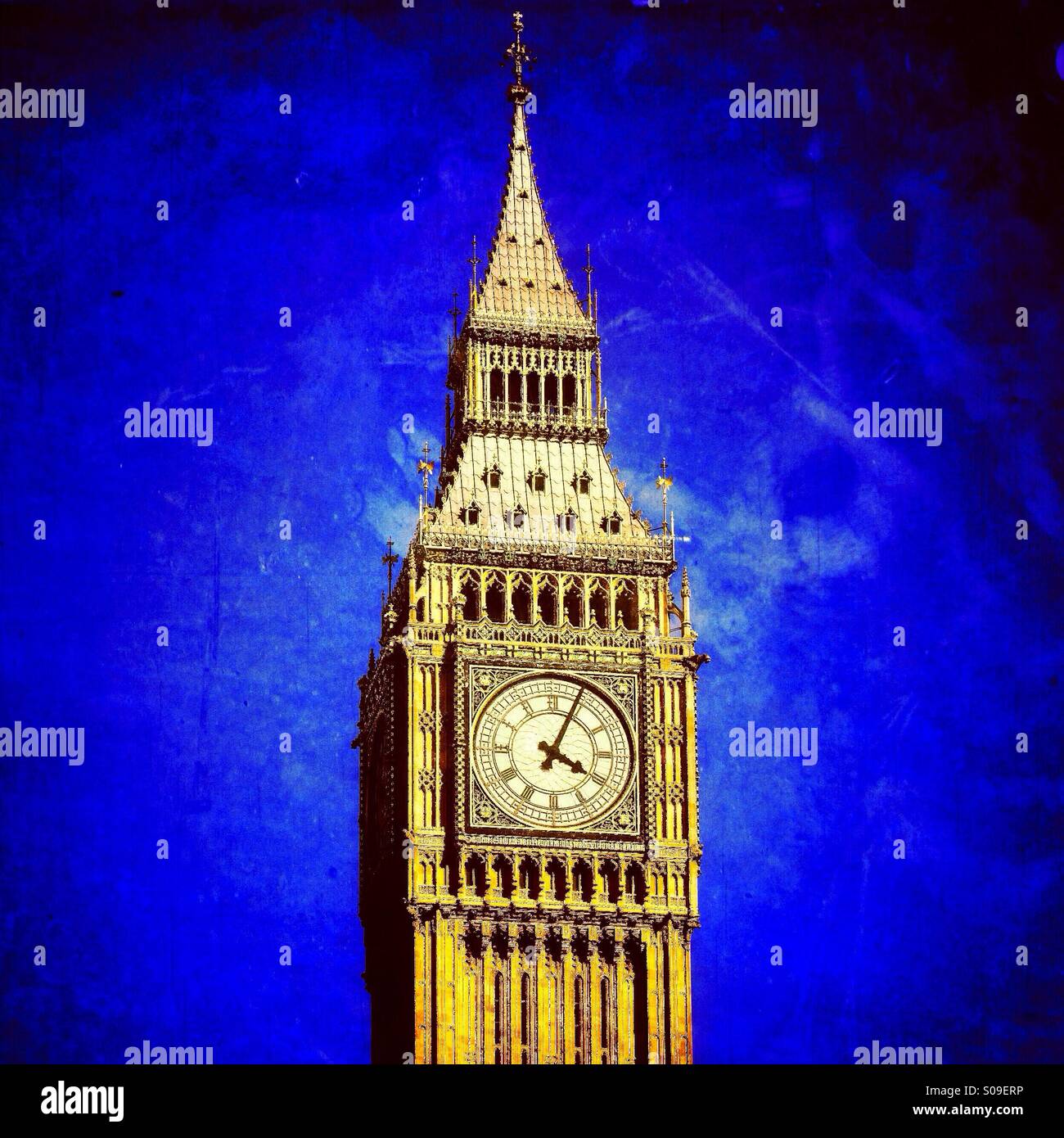 Big Ben, the Houses of Parliament, Westminster, London UK - Smartphone Captured Stock Image