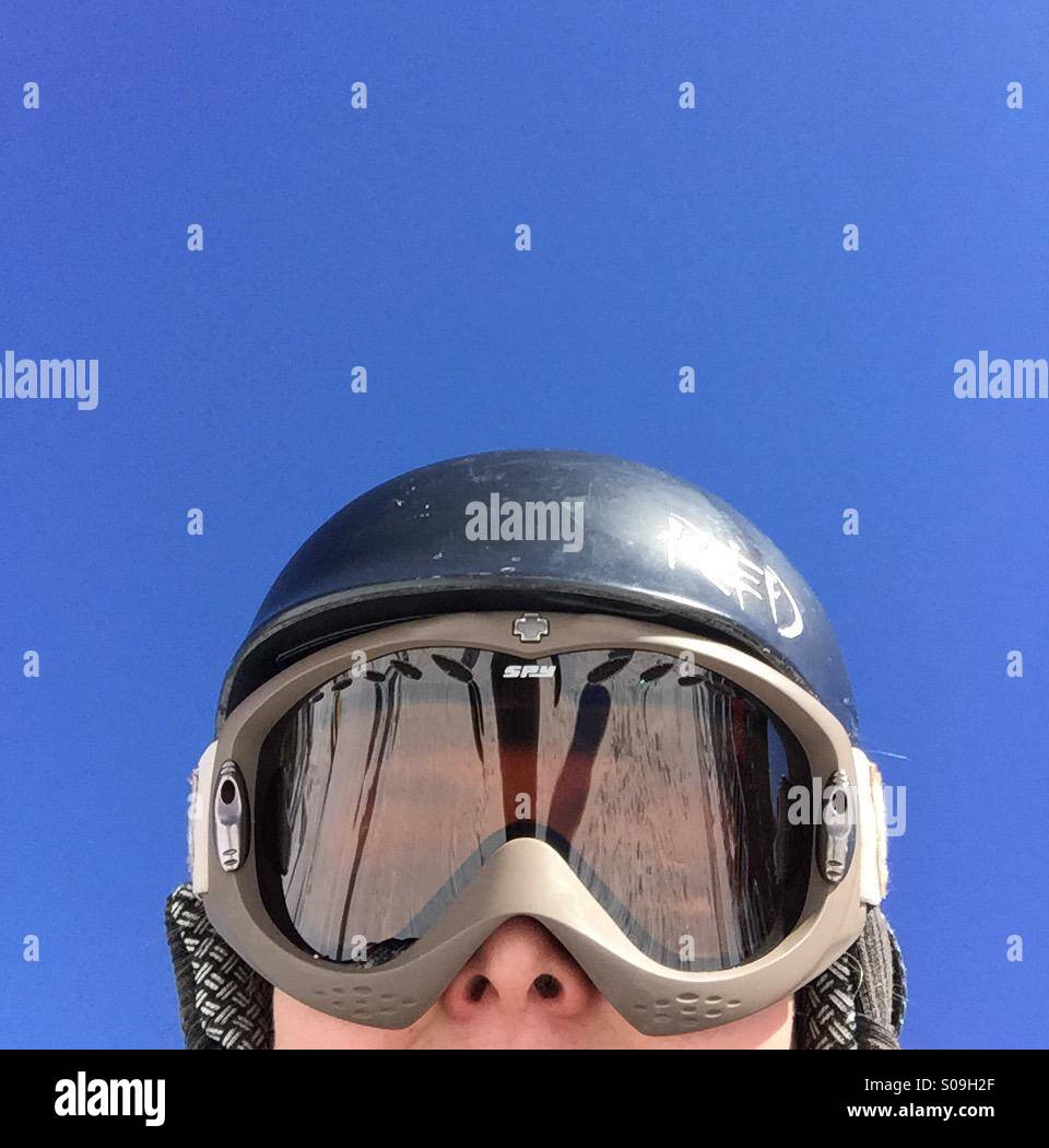 Helmet blue sky hi-res stock photography and images - Alamy