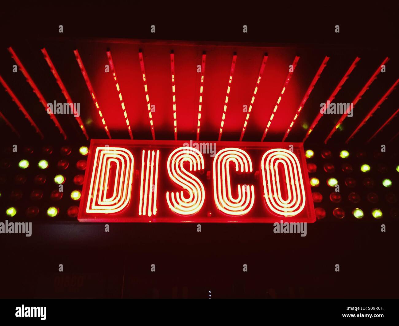 Disco 2024 neon light