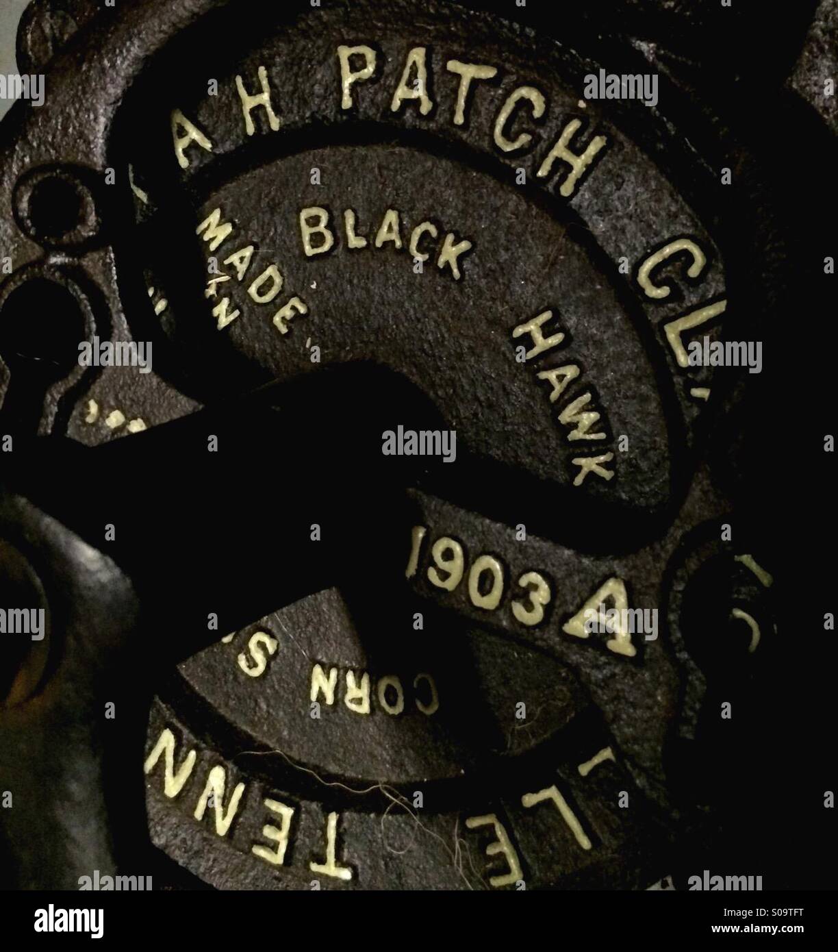 Cast iron equipment Stock Photo Alamy