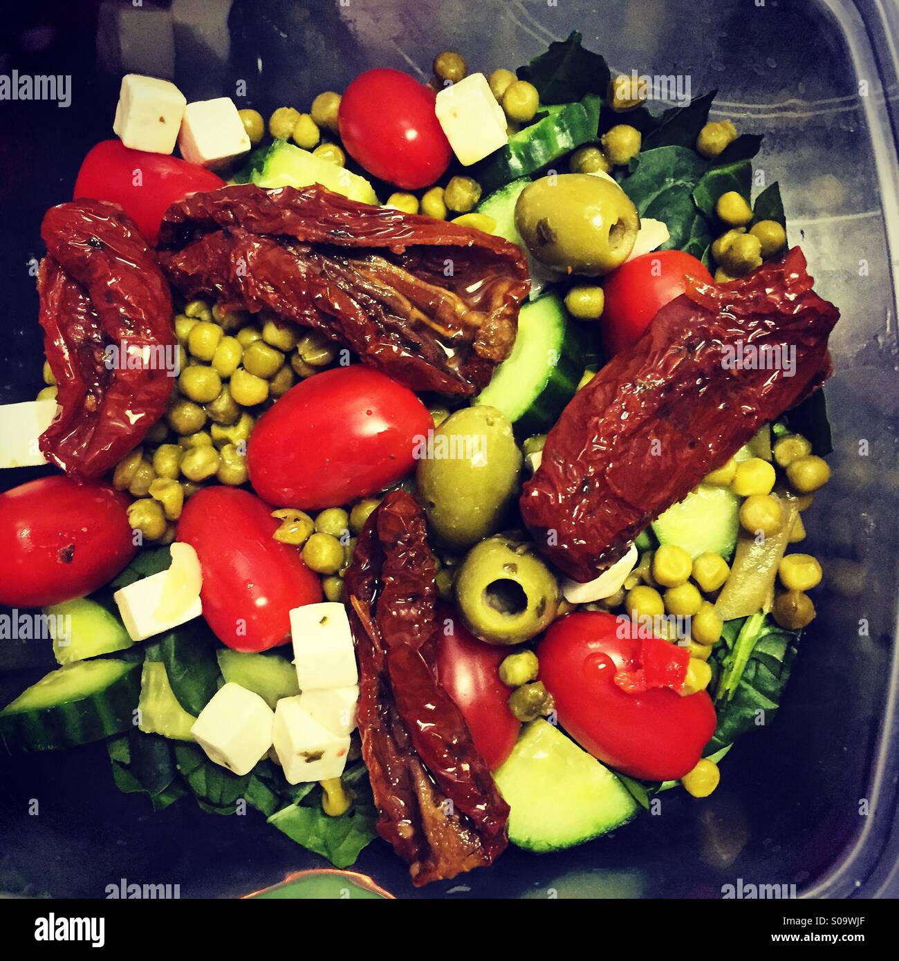 Healthy veggie salad - Smartphone Captured Stock Image