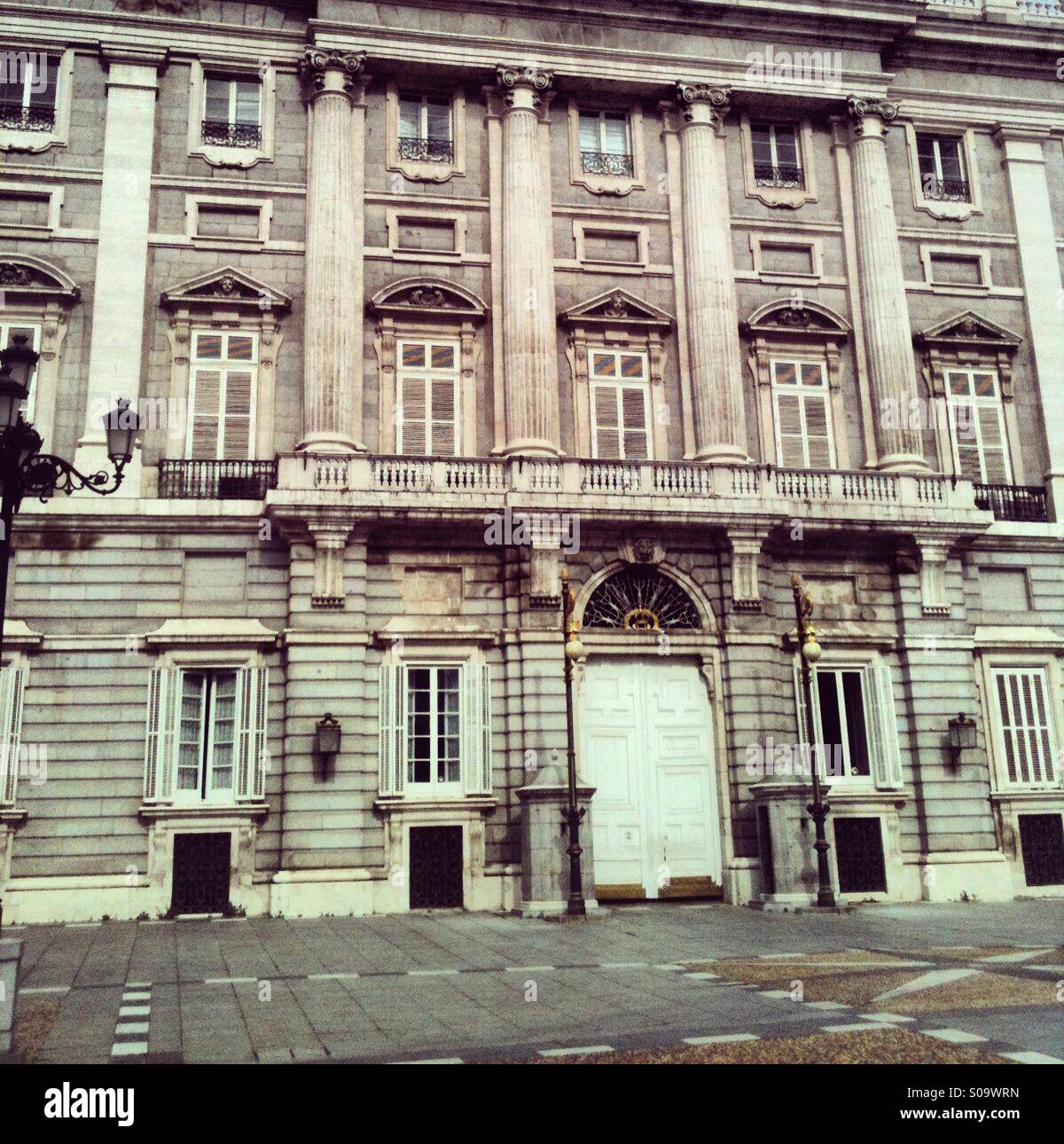 The Palacio Real de Madrid, Spain - Smartphone Captured Stock Image