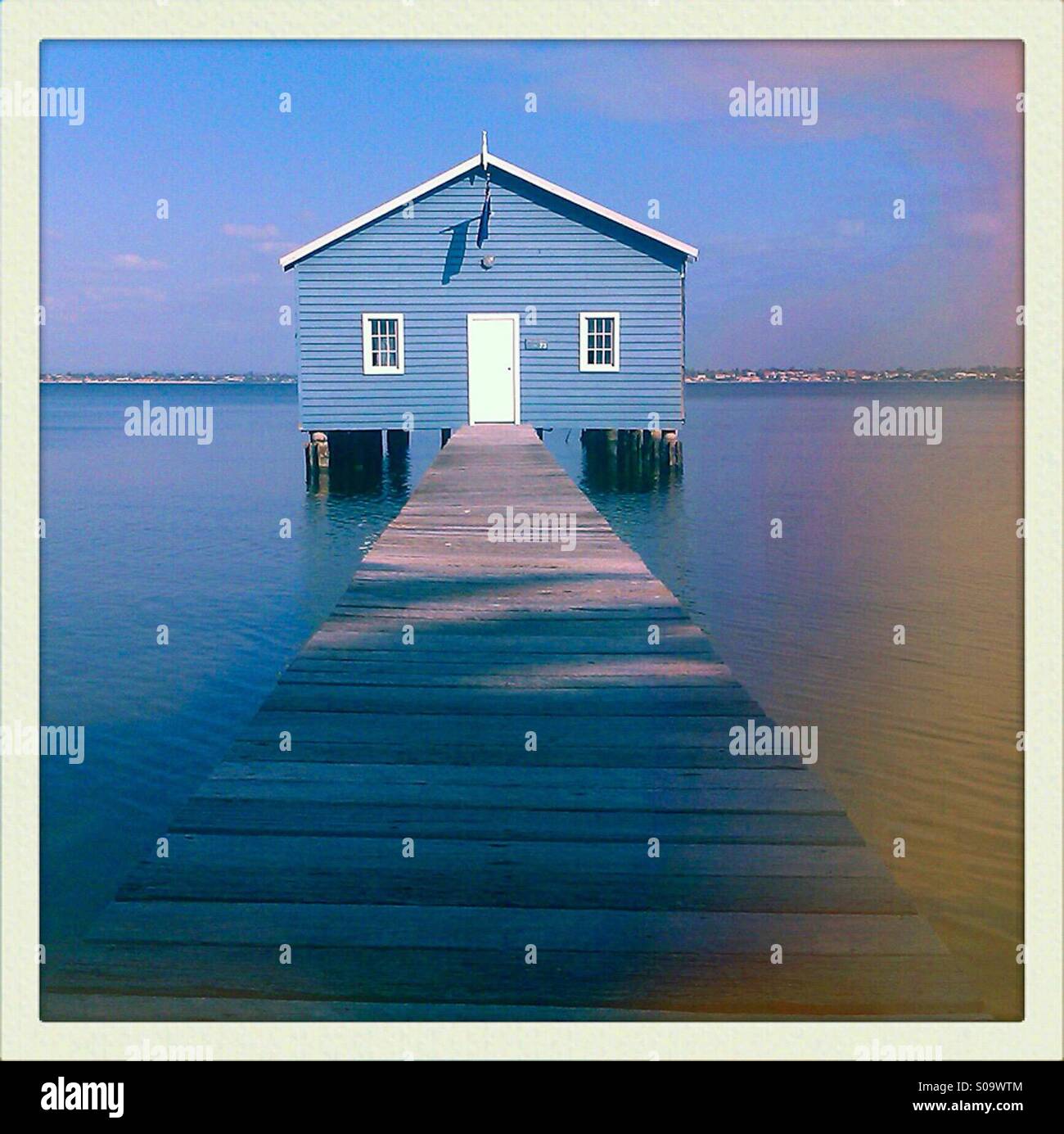 Swan river boat house in Perth, Western Australia Stock Photo Alamy