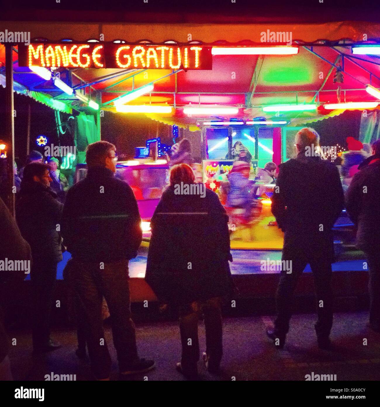 Carousel - Smartphone Captured Stock Image