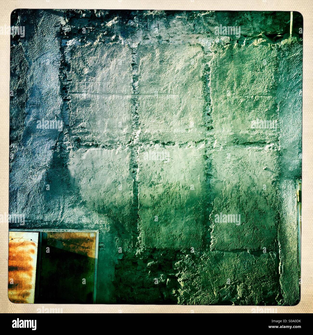 Abstract from a wall in a city - Smartphone Captured Stock Image