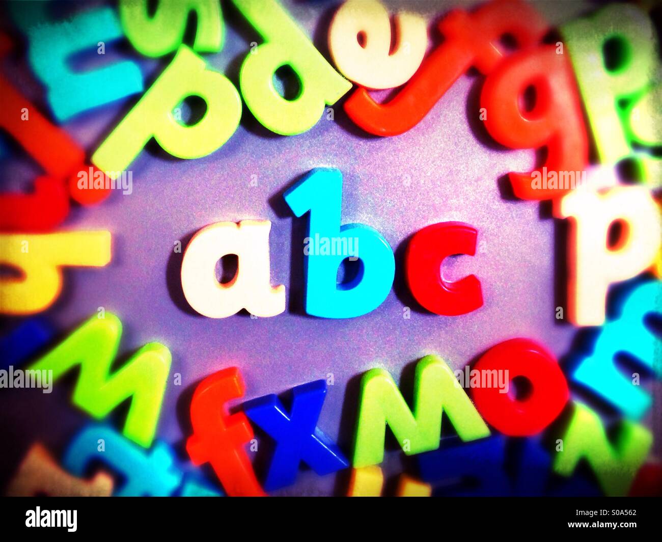 ABC - Smartphone Captured Stock Image