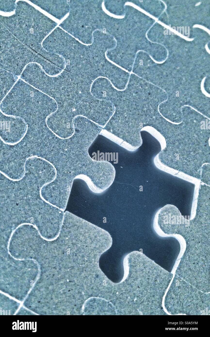 Jigsaw puzzle - Smartphone Captured Stock Image