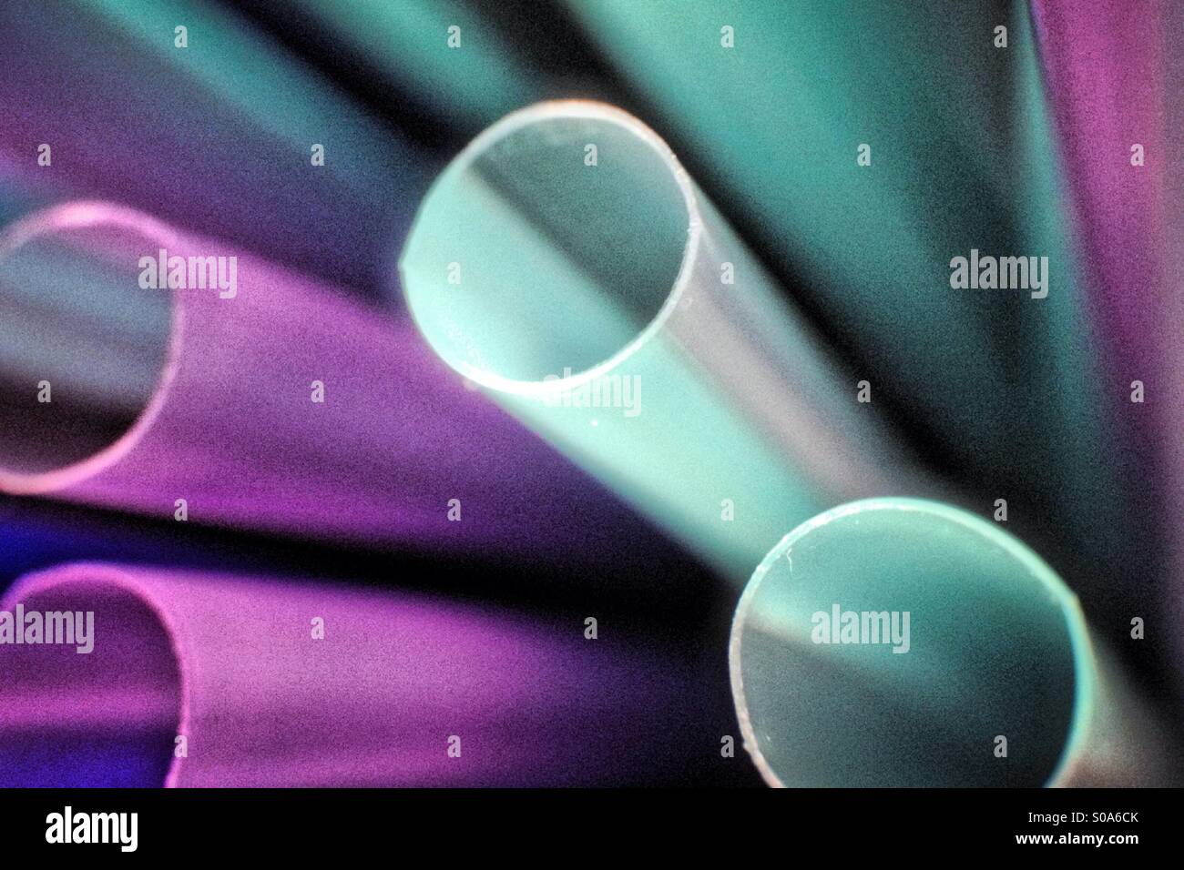 Drinking straws - Smartphone Captured Stock Image