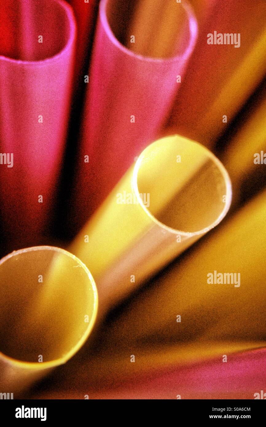 Drinking straws - Smartphone Captured Stock Image