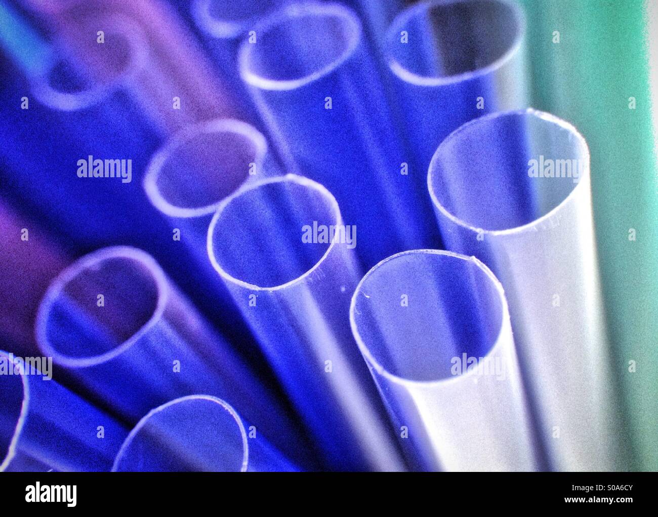 Drinking straws - Smartphone Captured Stock Image