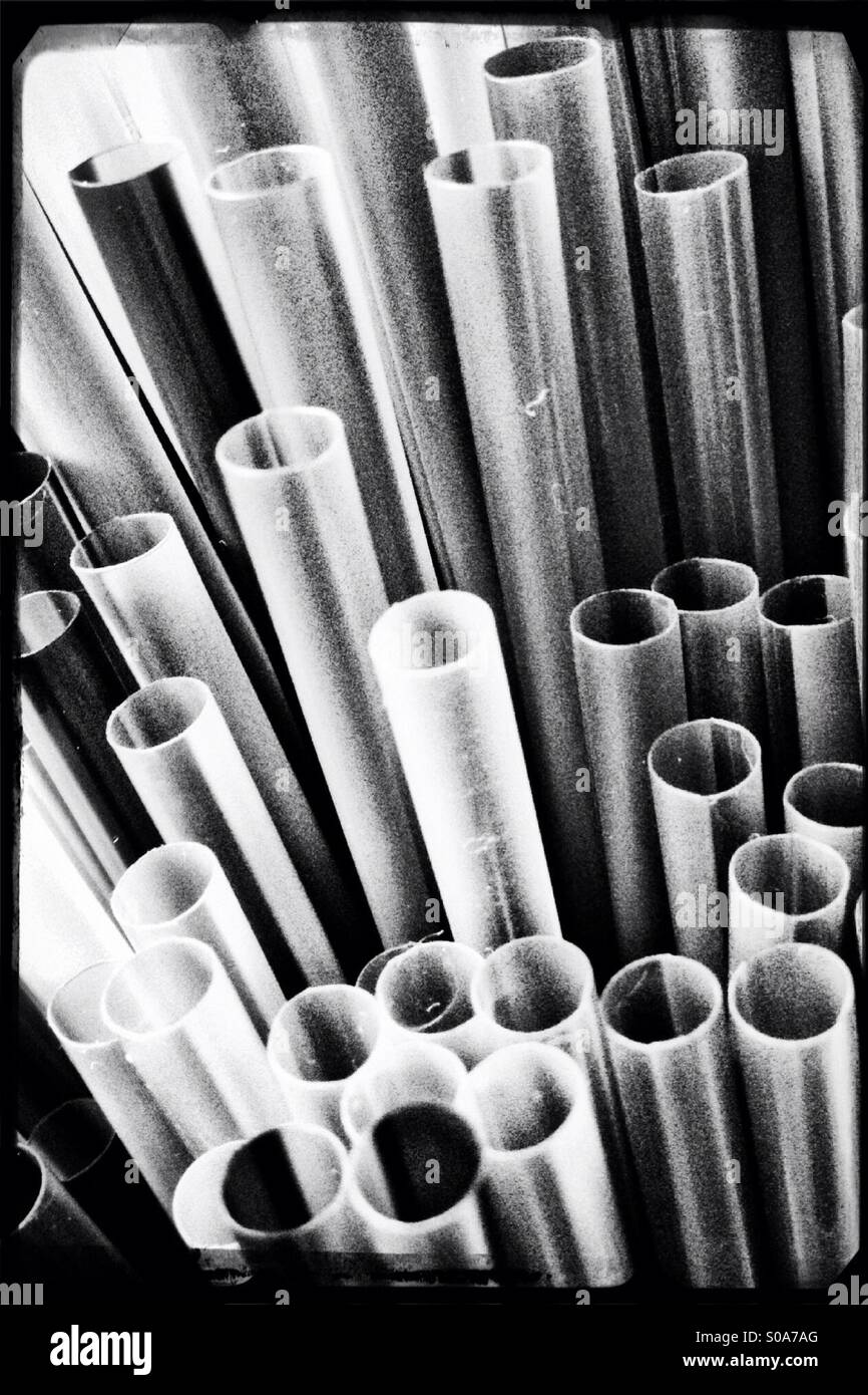 Drinking straws - Smartphone Captured Stock Image