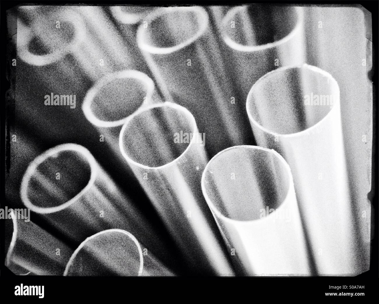 Drinking straws - Smartphone Captured Stock Image