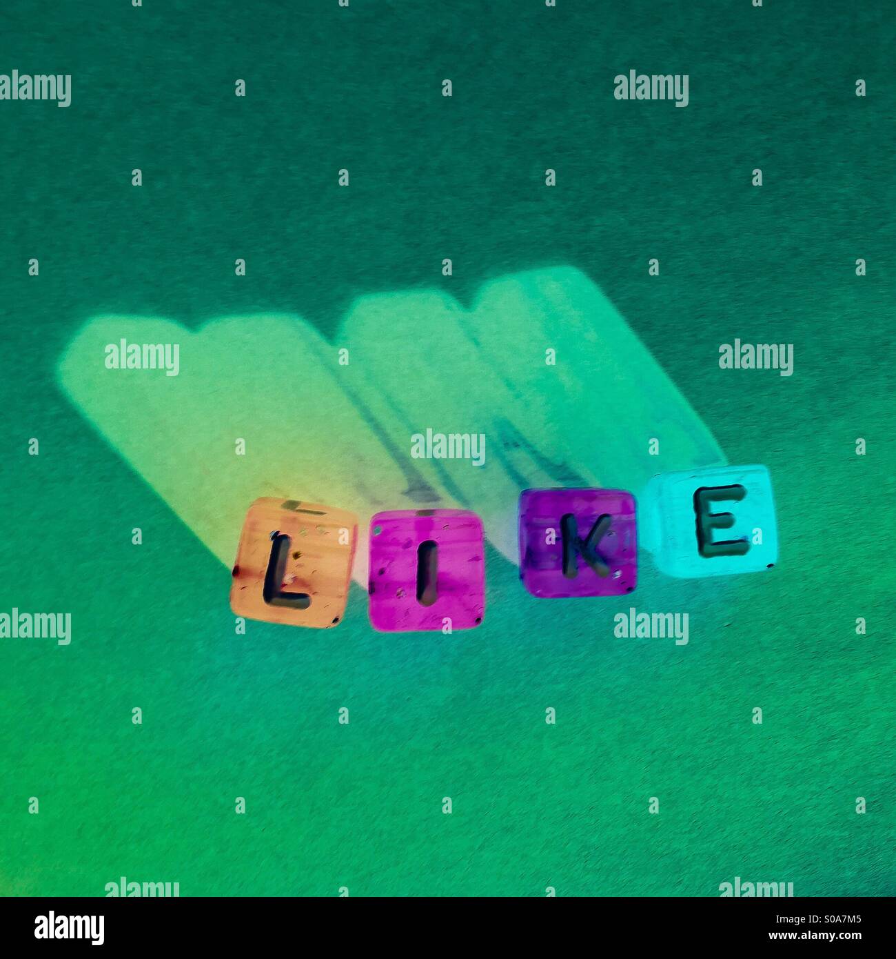 Like - Smartphone Captured Stock Image