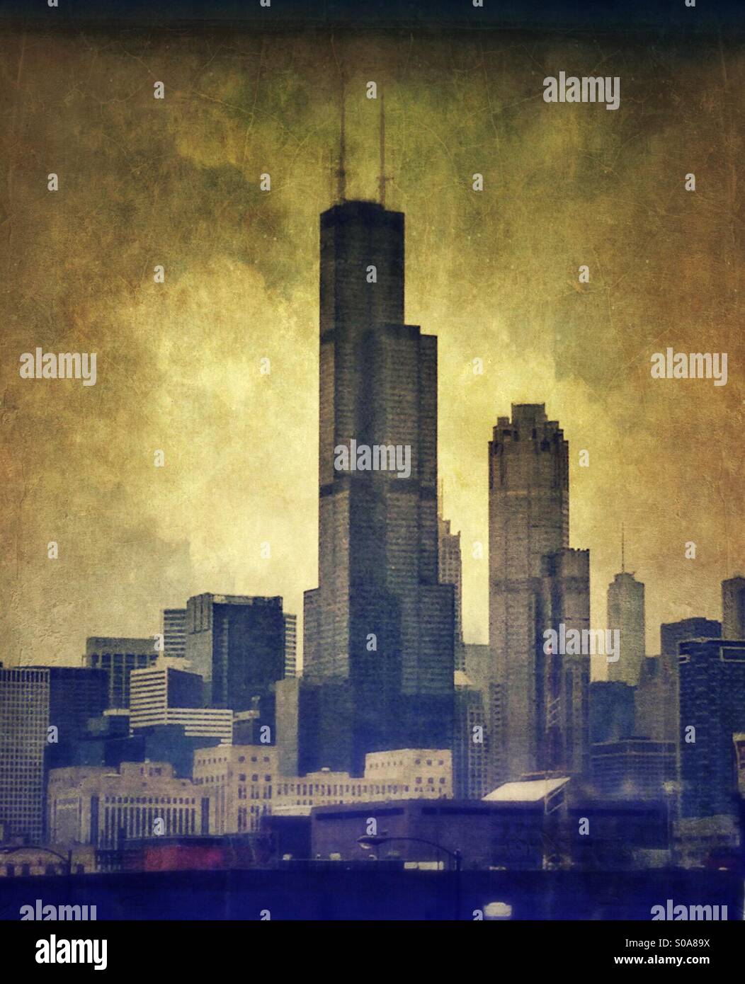 Chicago - Smartphone Captured Stock Image