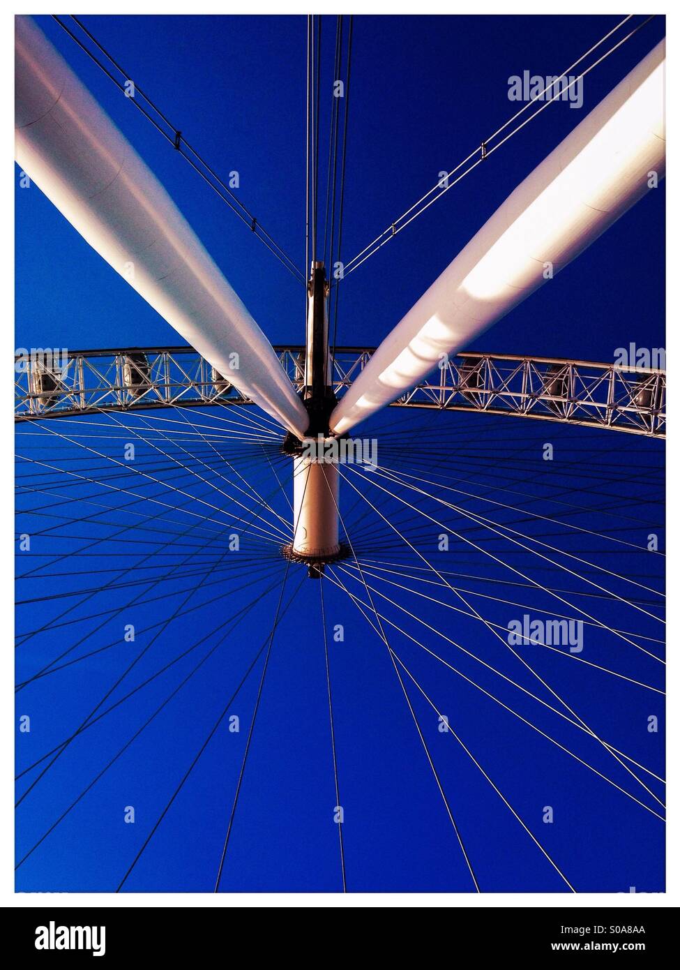 The London Eye,  County Hall, Westminster Bridge Road - Smartphone Captured Stock Image
