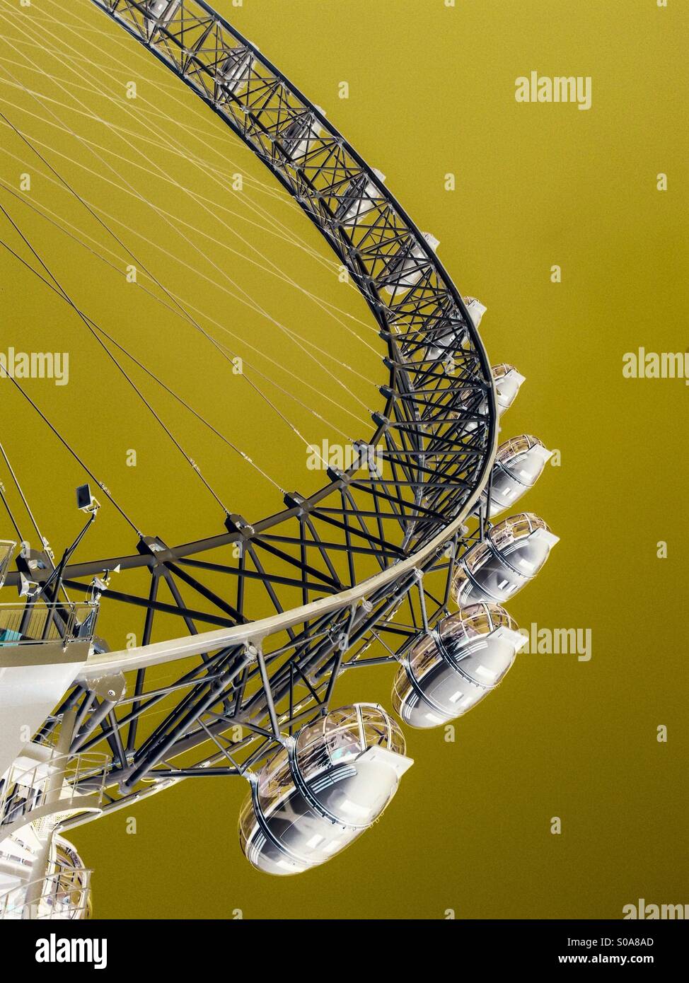 The London Eye - Smartphone Captured Stock Image