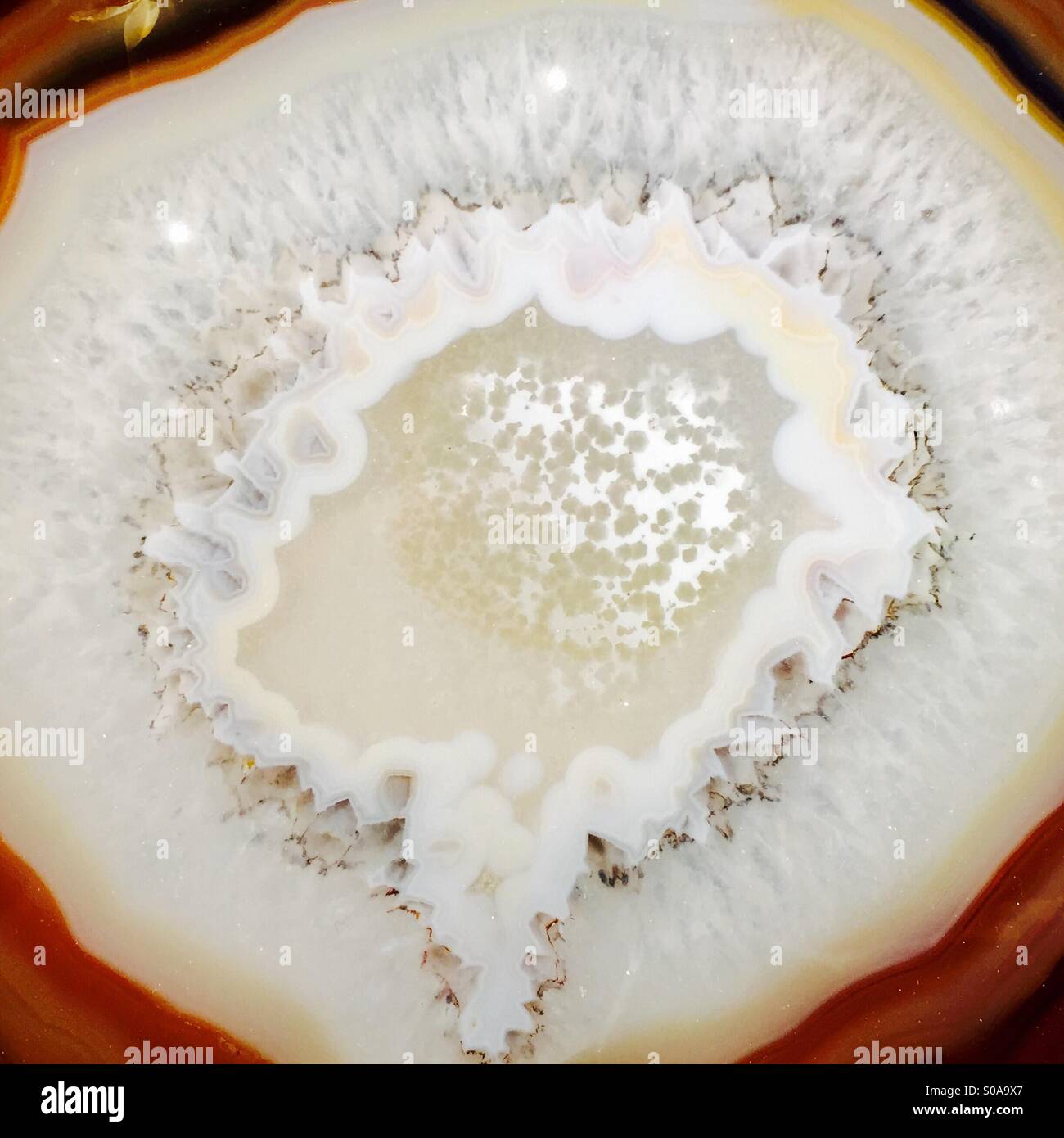 White Agate - Smartphone Captured Stock Image