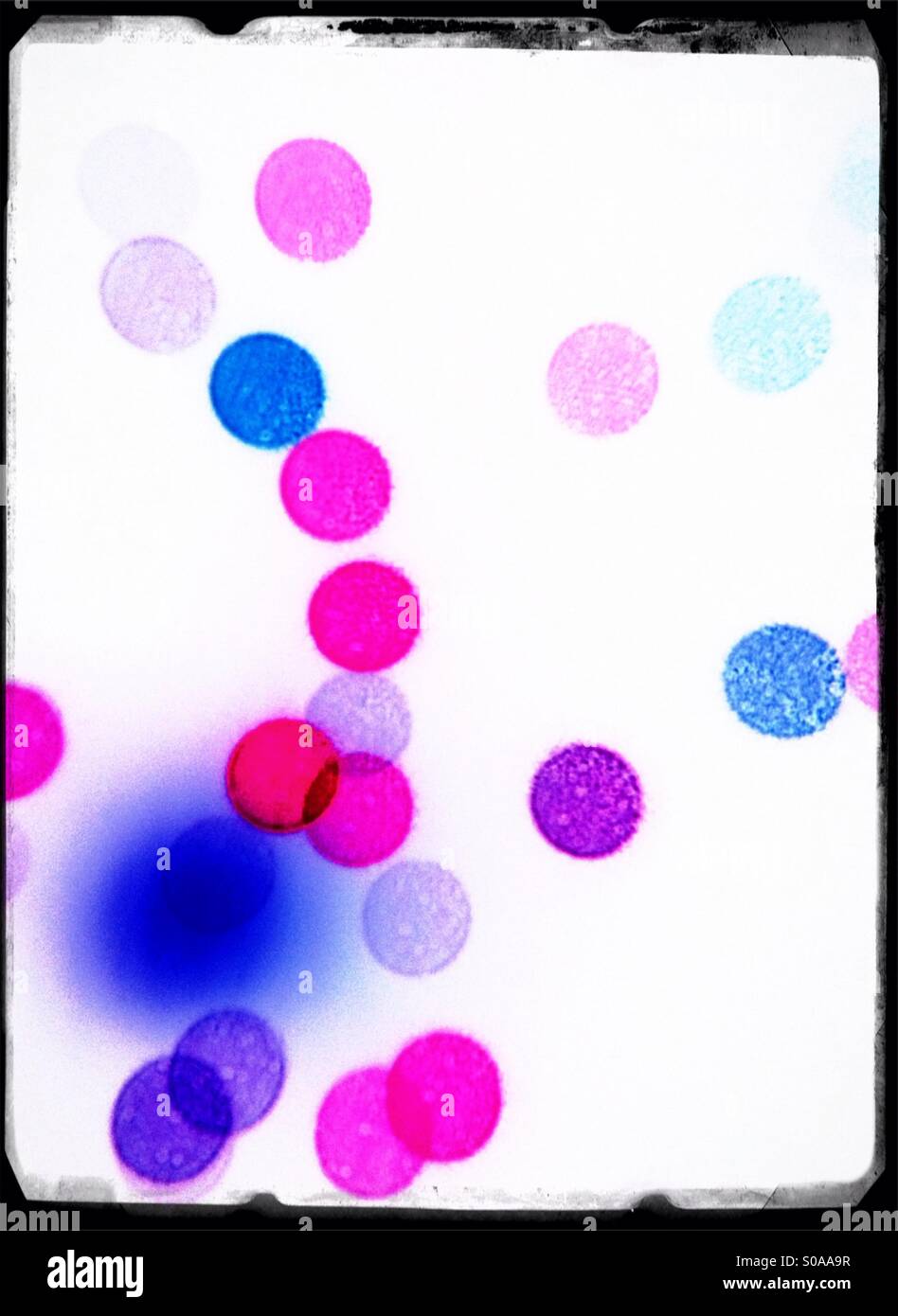 Inverted Light Color Colour inverted fibre optic lights Stock Photo - Alamy