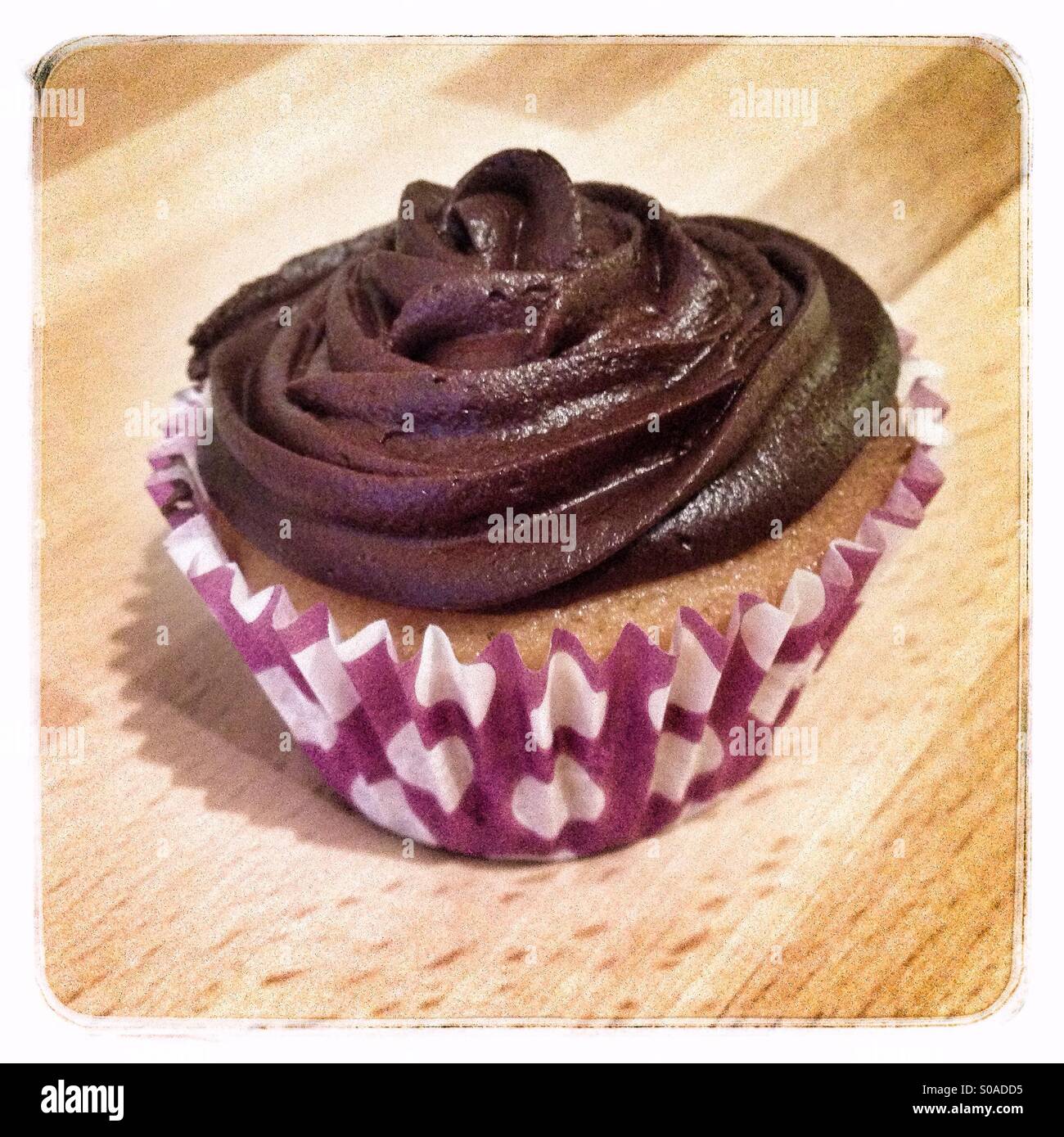 Chocolate fairy cake - Smartphone Captured Stock Image