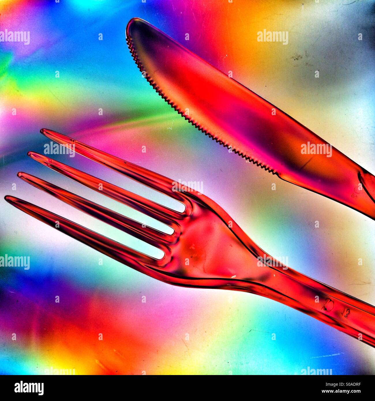 Knife and fork Stock Photo Alamy